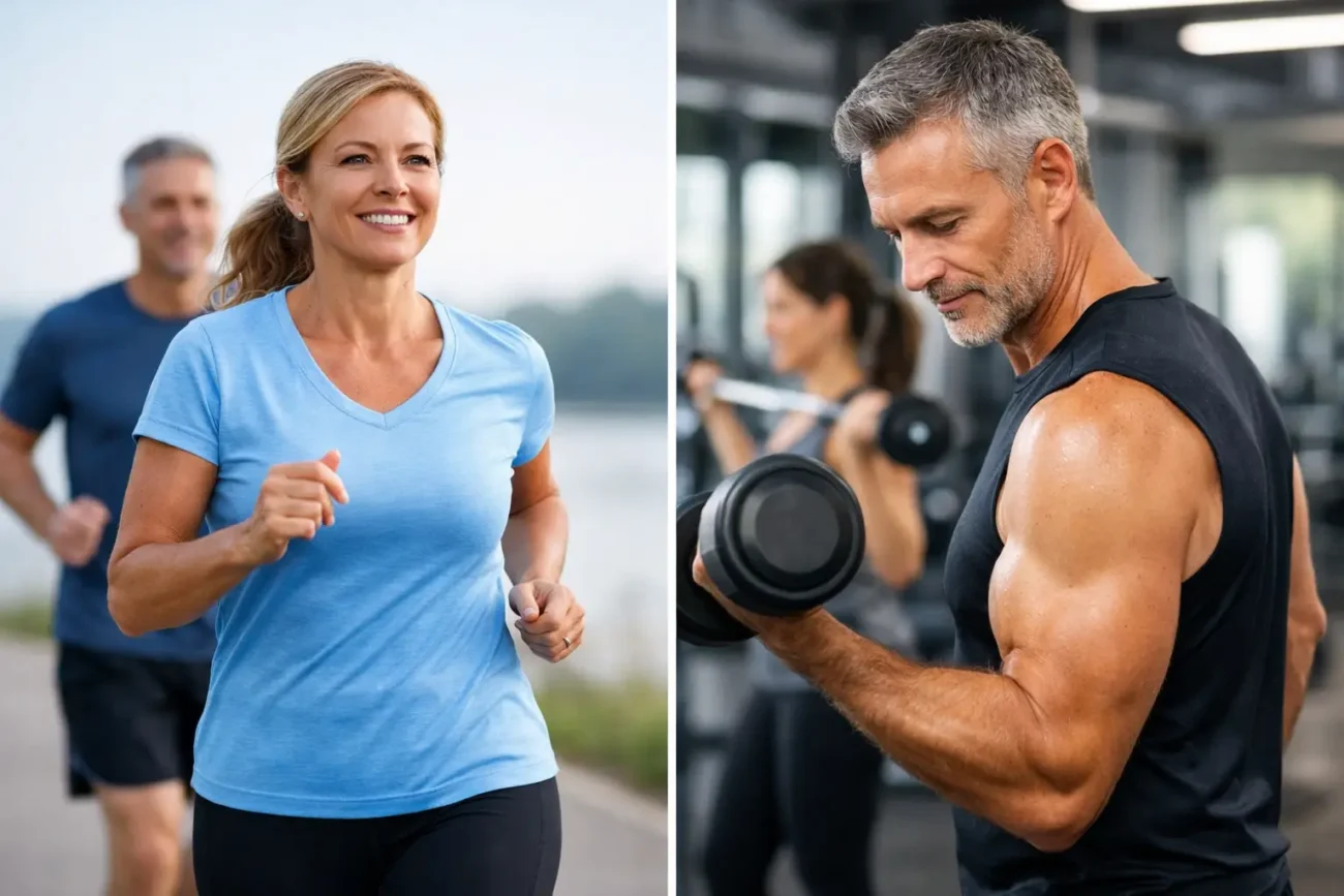 Aerobic Versus Resistance Exercise After 40