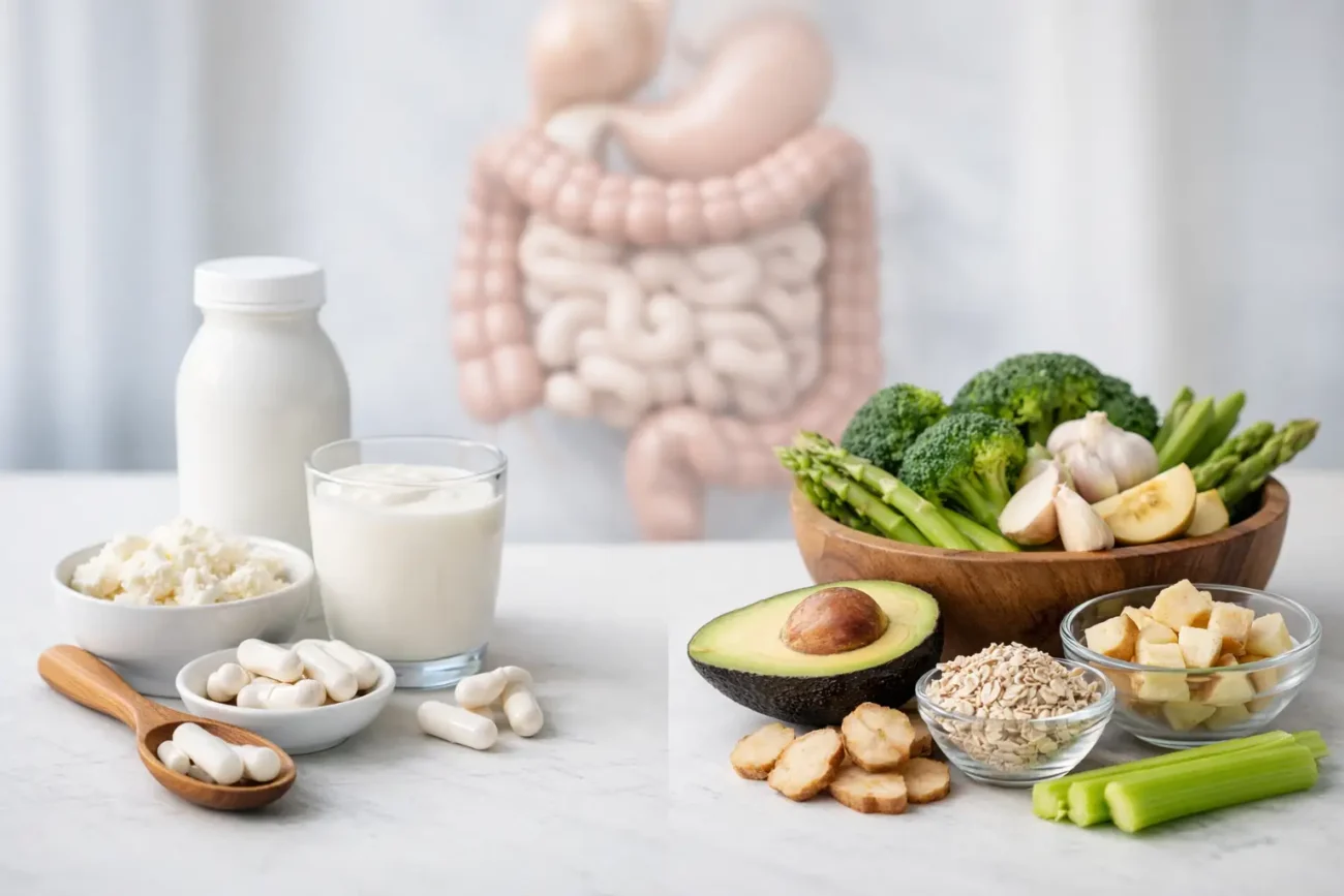 Probiotics Versus Prebiotics for a Healthier Gut